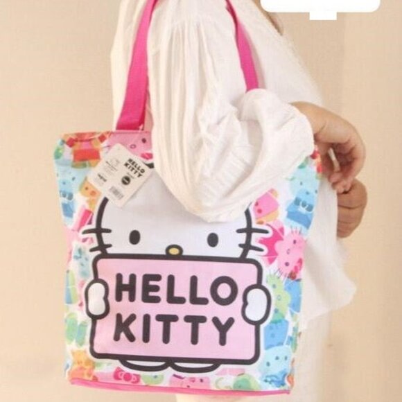 Hello Kitty Shopping Tote Shoulder Bag - Picture 1 of 4